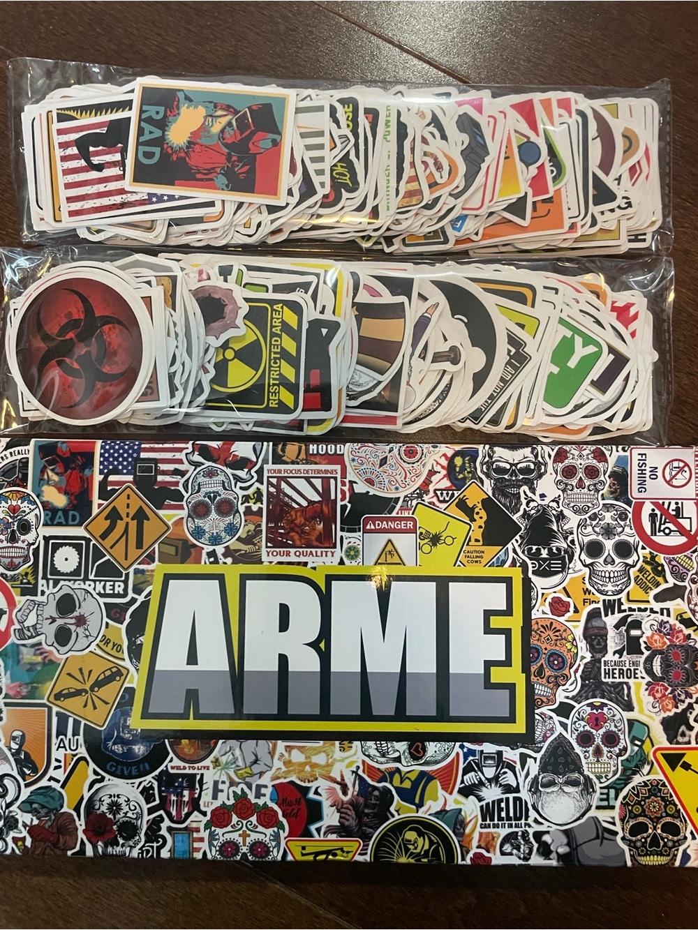 Sticker Pack - Multi-Color Decorative Vinyl Stickers 400 pieces